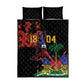 Afro-Haitians Negre Marron Quilt Bed Set Libete Egalite Fratenite - African Pride
