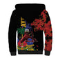 Afro-Haitians Negre Marron Sherpa Hoodie Libete Egalite Fratenite - African Pride