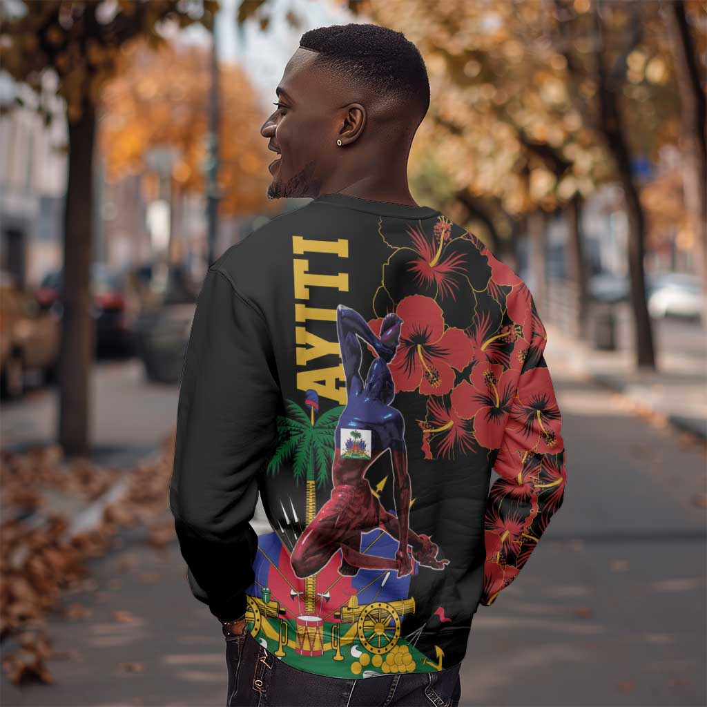 Afro-Haitians Negre Marron Sweatshirt Libete Egalite Fratenite - African Pride