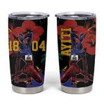 Afro-Haitians Negre Marron Tumbler Cup Libete Egalite Fratenite - African Pride