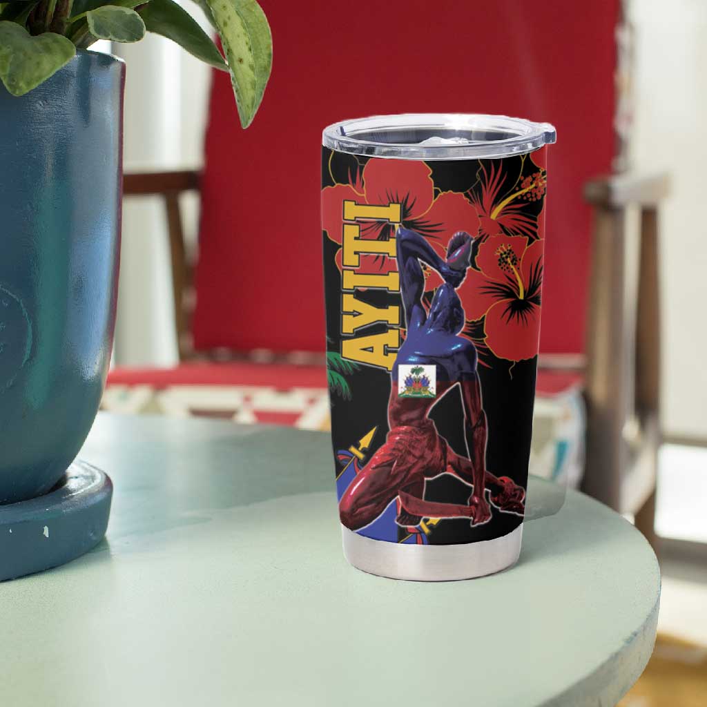 Afro-Haitians Negre Marron Tumbler Cup Libete Egalite Fratenite - African Pride