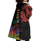 Afro-Haitians Negre Marron Wearable Blanket Hoodie Libete Egalite Fratenite - African Pride