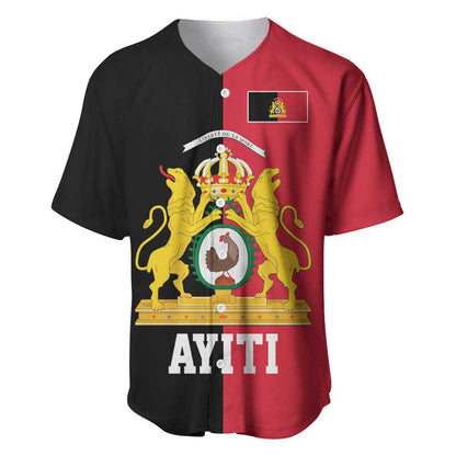 First Empire Afro-Haitians 1804-1806 Baseball Jersey Liberte ou la Mort - African Pride