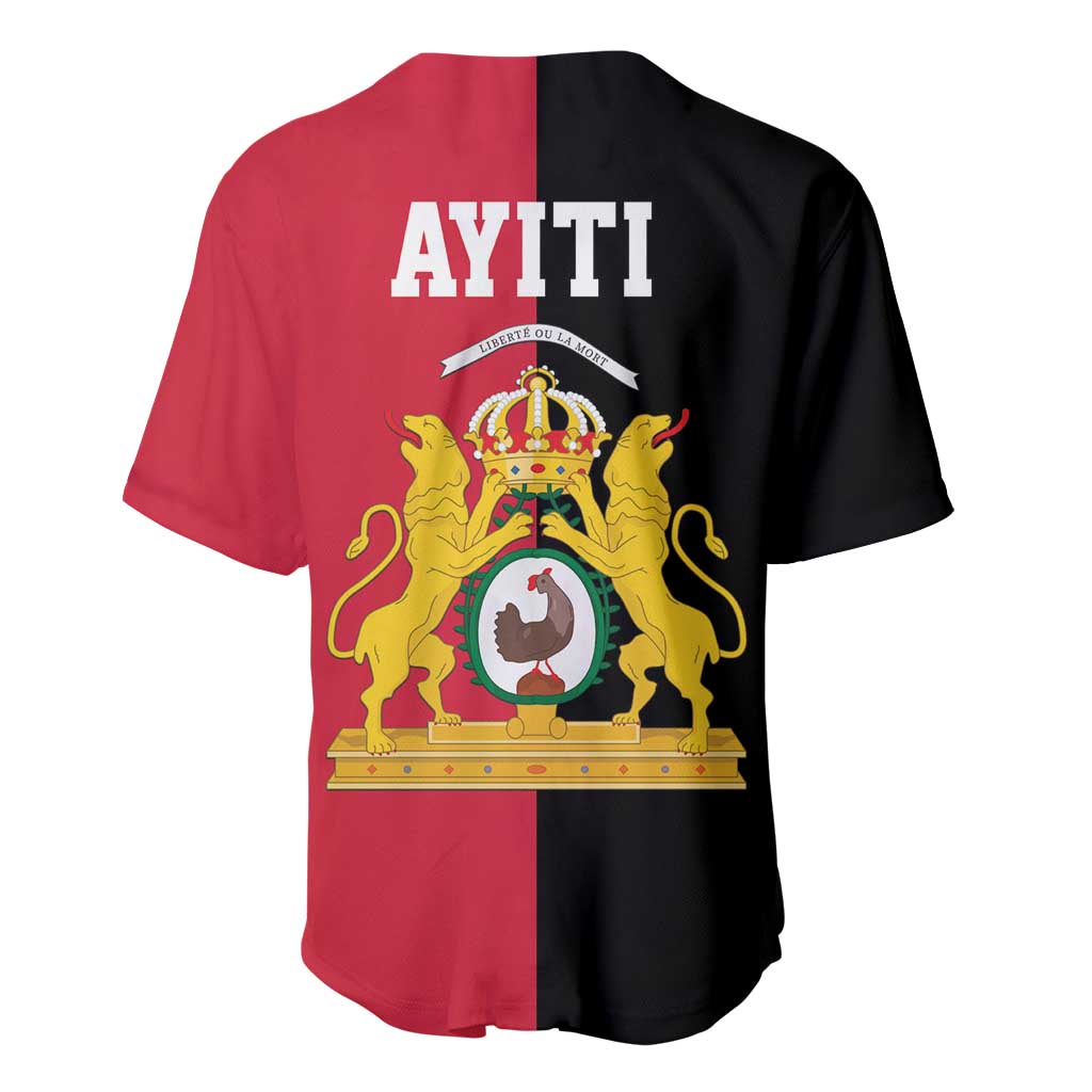 First Empire Afro-Haitians 1804-1806 Baseball Jersey Liberte ou la Mort - African Pride