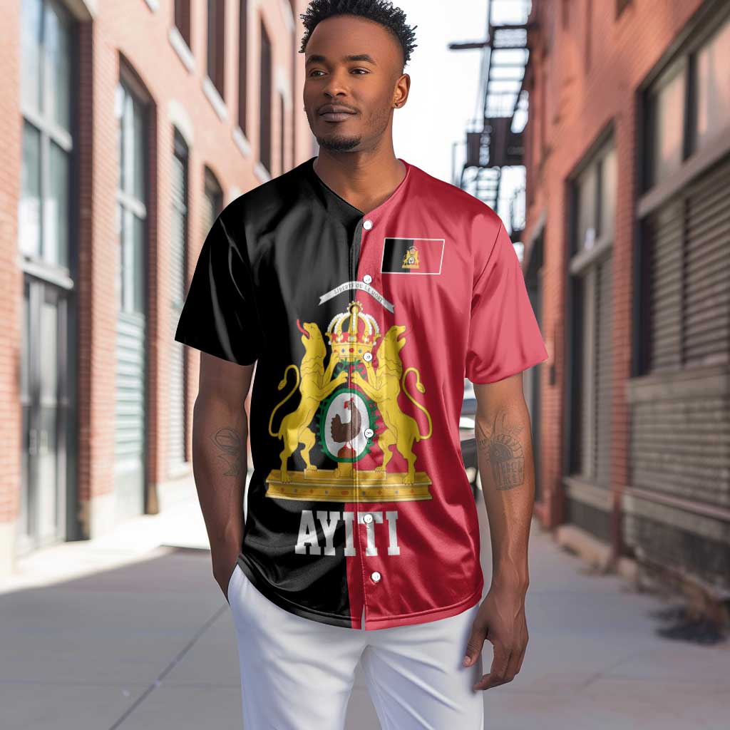 First Empire Afro-Haitians 1804-1806 Baseball Jersey Liberte ou la Mort - African Pride