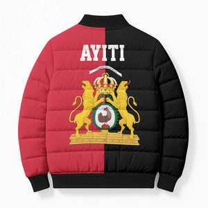 First Empire Afro-Haitians 1804-1806 Bomber Puffer Jacket Liberte ou la Mort