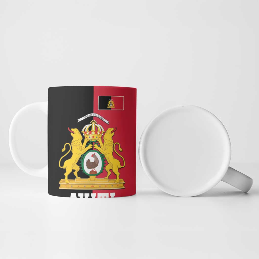 First Empire Afro-Haitians 1804-1806 Ceramic Mug Liberte ou la Mort