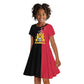 First Empire Afro-Haitians 1804-1806 Kid Short Sleeve Dress Liberte ou la Mort - African Pride