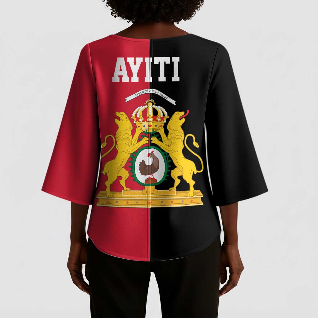 First Empire Afro-Haitians 1804-1806 Kimono Sleeve Blouse Liberte ou la Mort