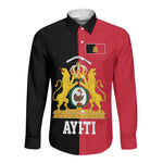 First Empire Afro-Haitians 1804-1806 Long Sleeve Button Shirt Liberte ou la Mort - African Pride