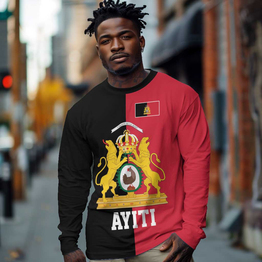 First Empire Afro-Haitians 1804-1806 Long Sleeve Shirt Liberte ou la Mort - African Pride
