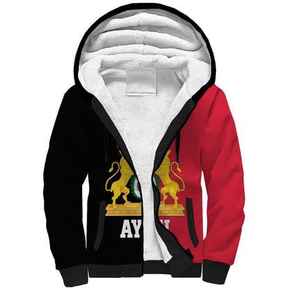First Empire Afro-Haitians 1804-1806 Sherpa Hoodie Liberte ou la Mort - African Pride