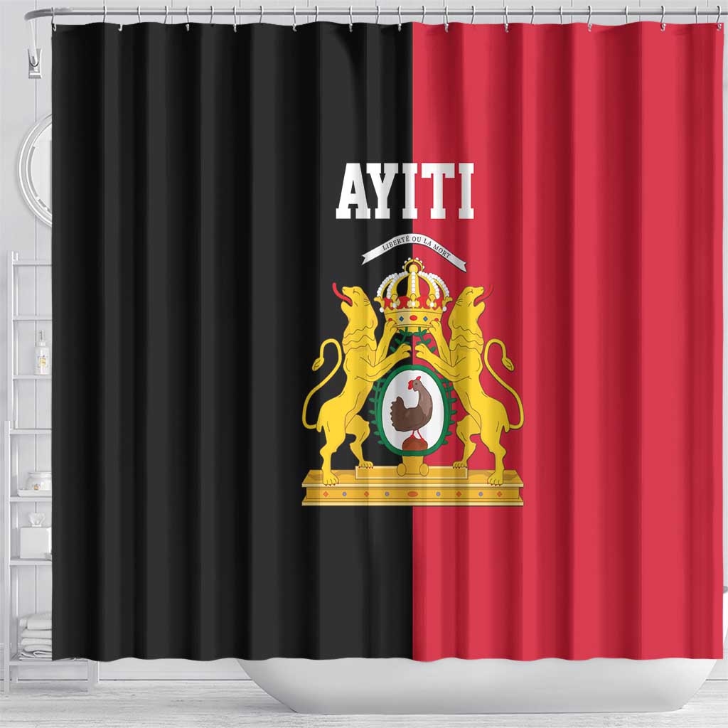 First Empire Afro-Haitians 1804-1806 Shower Curtain Liberte ou la Mort - African Pride