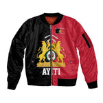 First Empire Afro-Haitians 1804-1806 Sleeve Zip Bomber Jacket Liberte ou la Mort - African Pride