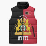 First Empire Afro-Haitians 1804-1806 Sleeveless Puffer Jacket Liberte ou la Mort