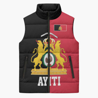 First Empire Afro-Haitians 1804-1806 Sleeveless Puffer Jacket Liberte ou la Mort