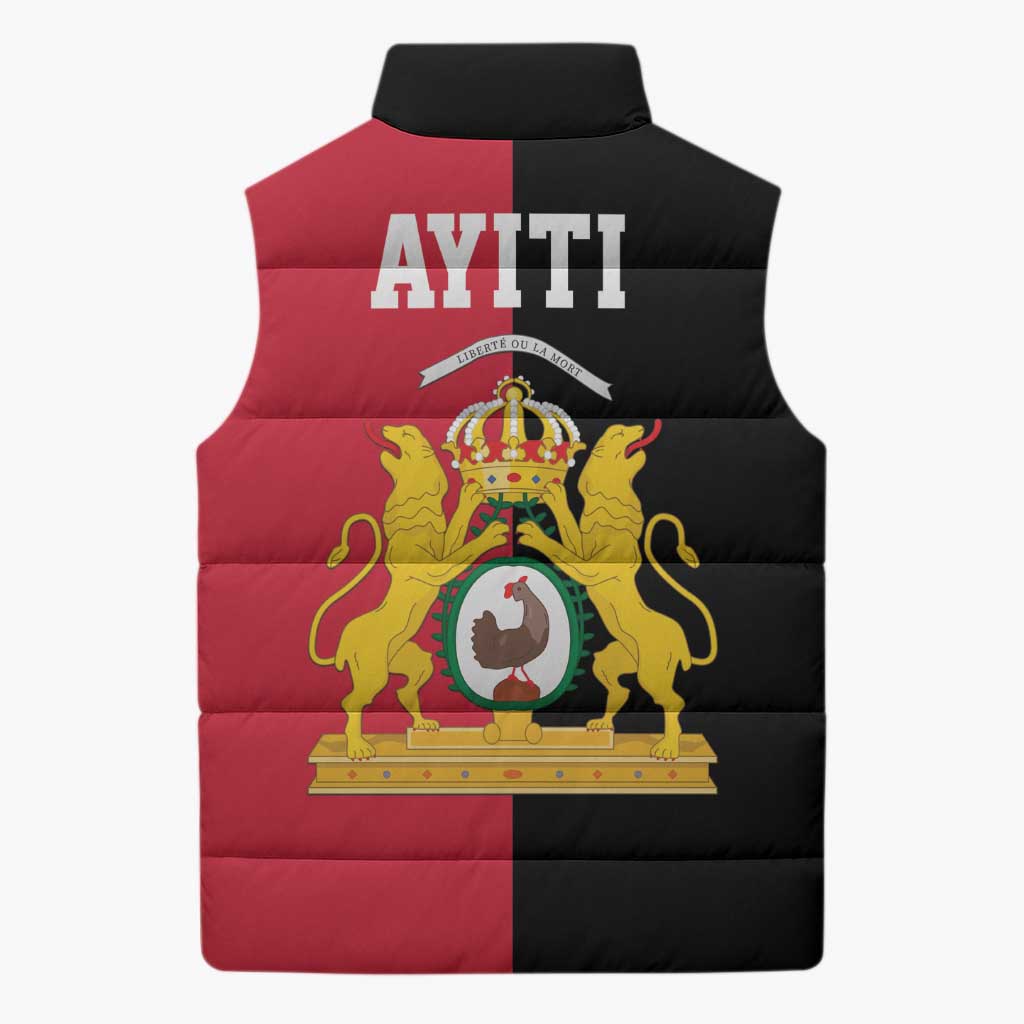 First Empire Afro-Haitians 1804-1806 Sleeveless Puffer Jacket Liberte ou la Mort