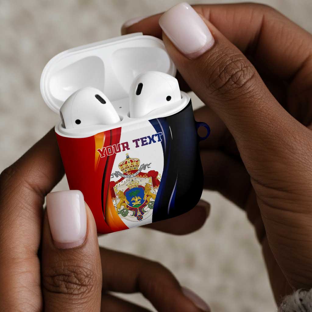 Personalized Second Empire Afro-Haitians 1849-1859 AirPods Case Dieu Ma Patrie Et Mon Epee