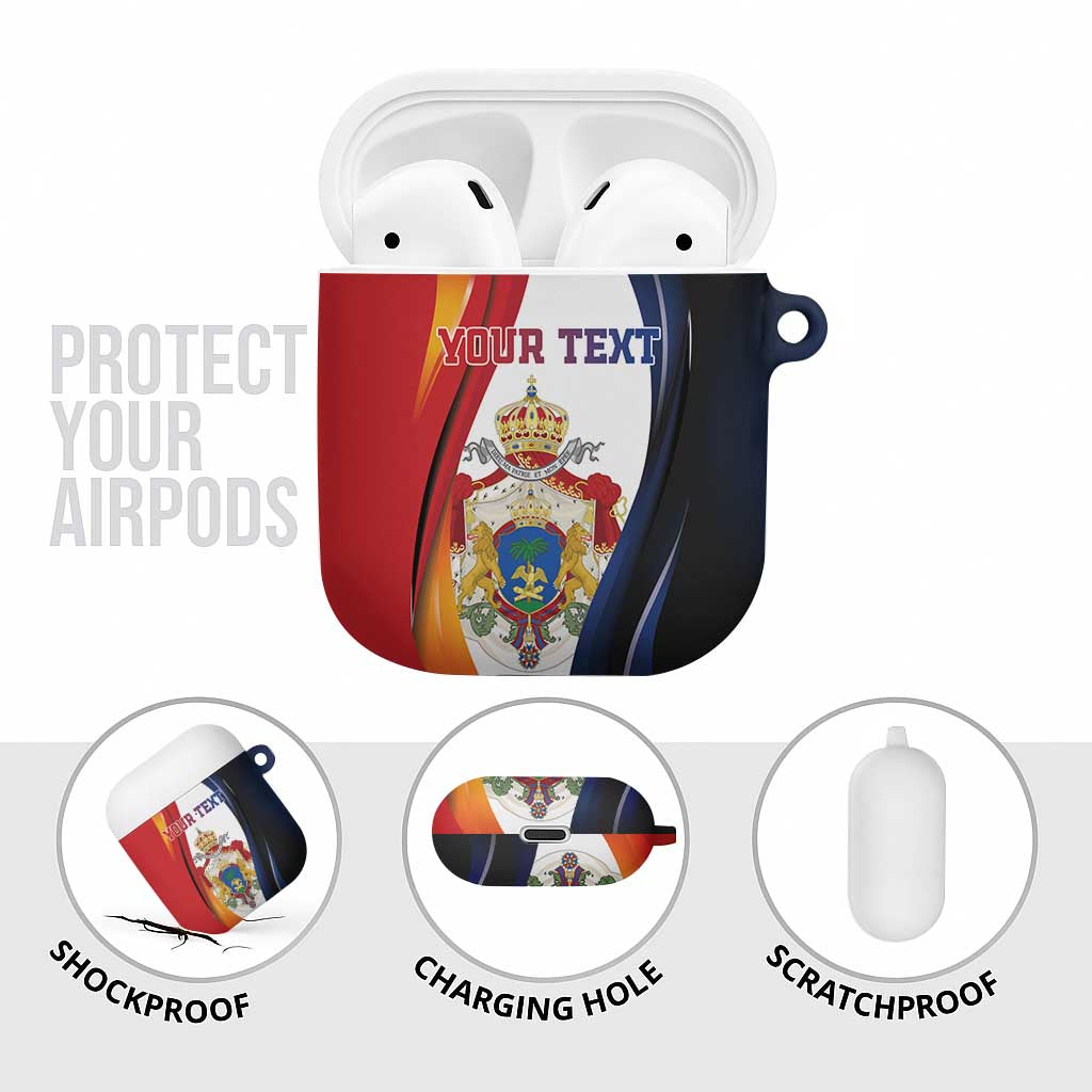 Personalized Second Empire Afro-Haitians 1849-1859 AirPods Case Dieu Ma Patrie Et Mon Epee