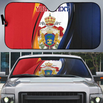 Personalized Second Empire Afro-Haitians 1849-1859 Auto Sun Shade Dieu Ma Patrie Et Mon Epee
