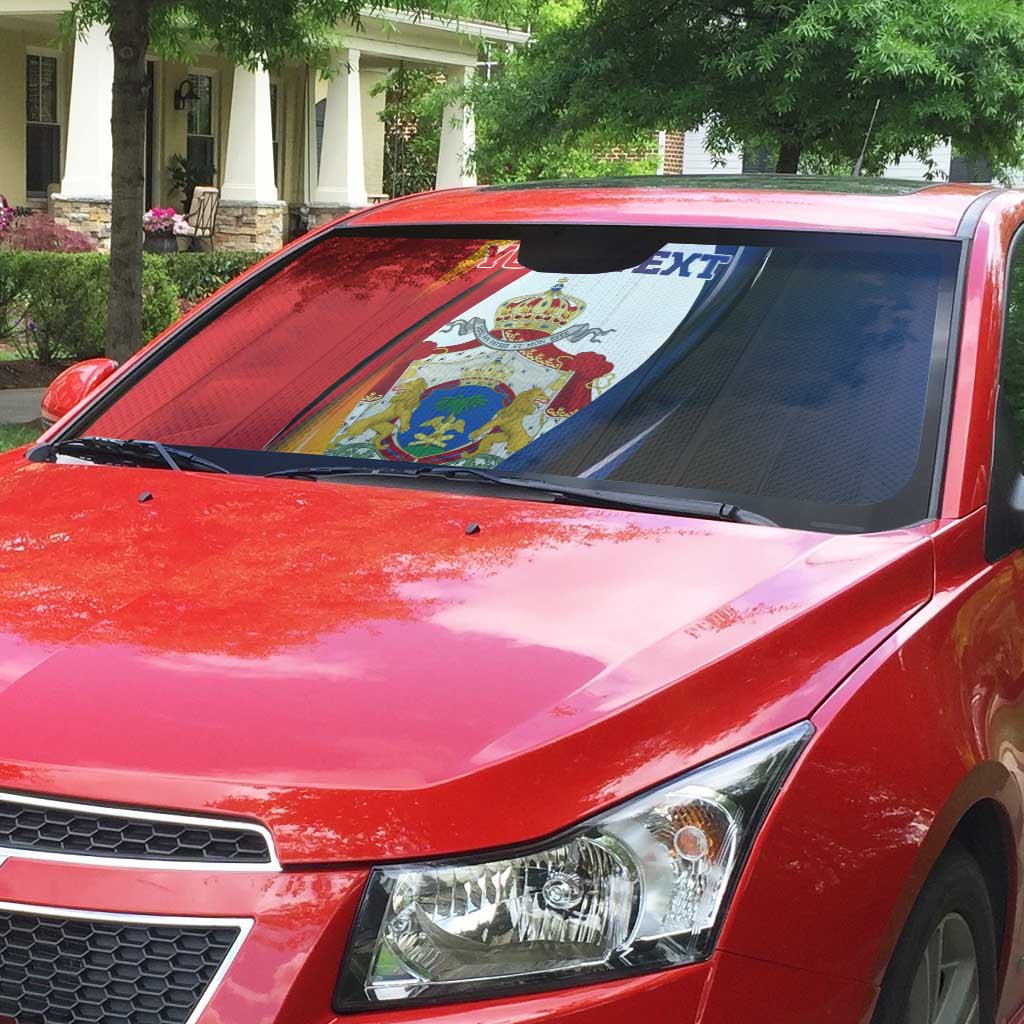 Personalized Second Empire Afro-Haitians 1849-1859 Auto Sun Shade Dieu Ma Patrie Et Mon Epee