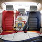 Personalized Second Empire Afro-Haitians 1849-1859 Back Car Seat Cover Dieu Ma Patrie Et Mon Epee - African Pride
