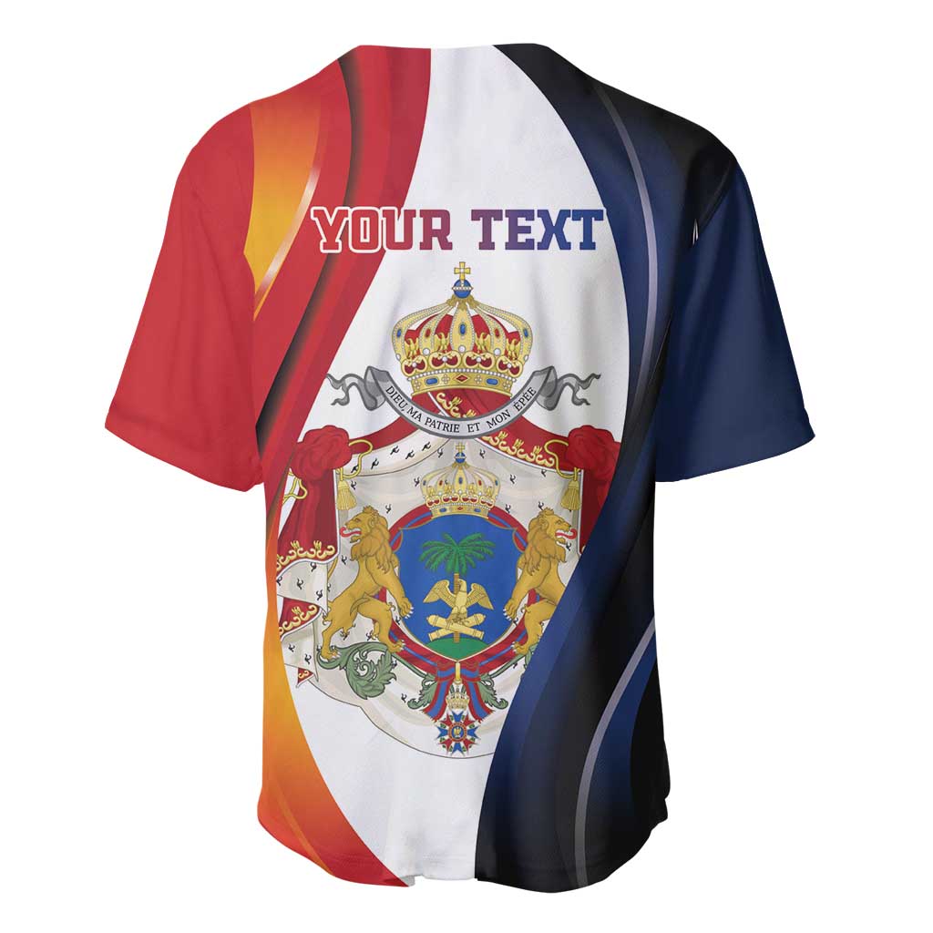 Personalized Second Empire Afro-Haitians 1849-1859 Baseball Jersey Dieu Ma Patrie Et Mon Epee - African Pride