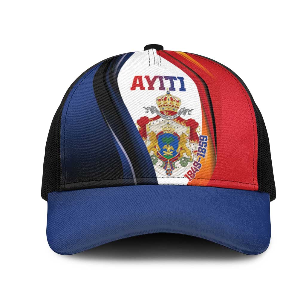 Second Empire Afro-Haitians 1849-1859 Baseball Net Cap Dieu Ma Patrie Et Mon Epee - African Pride