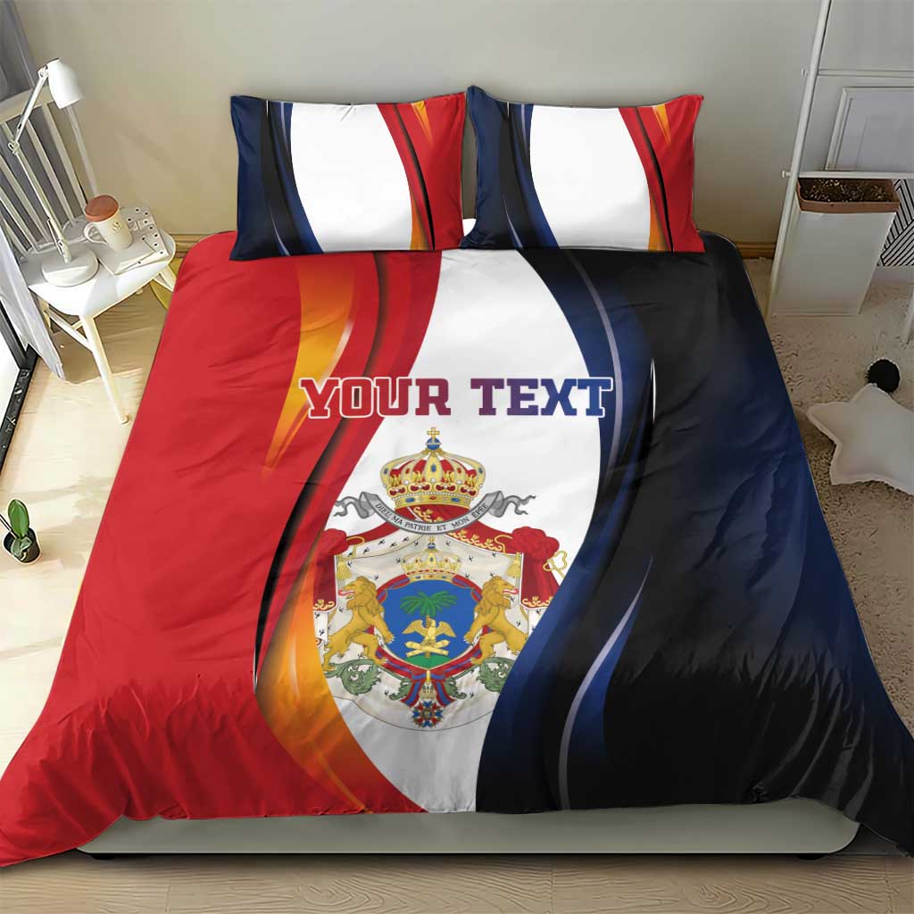 Personalized Second Empire Afro-Haitians 1849-1859 Bedding Set Dieu Ma Patrie Et Mon Epee - African Pride