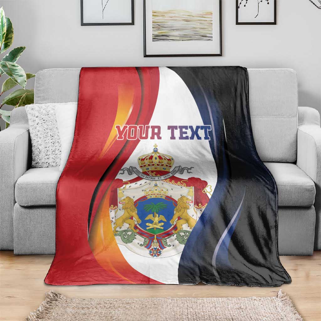 Personalized Second Empire Afro-Haitians 1849-1859 Blanket Dieu Ma Patrie Et Mon Epee - African Pride