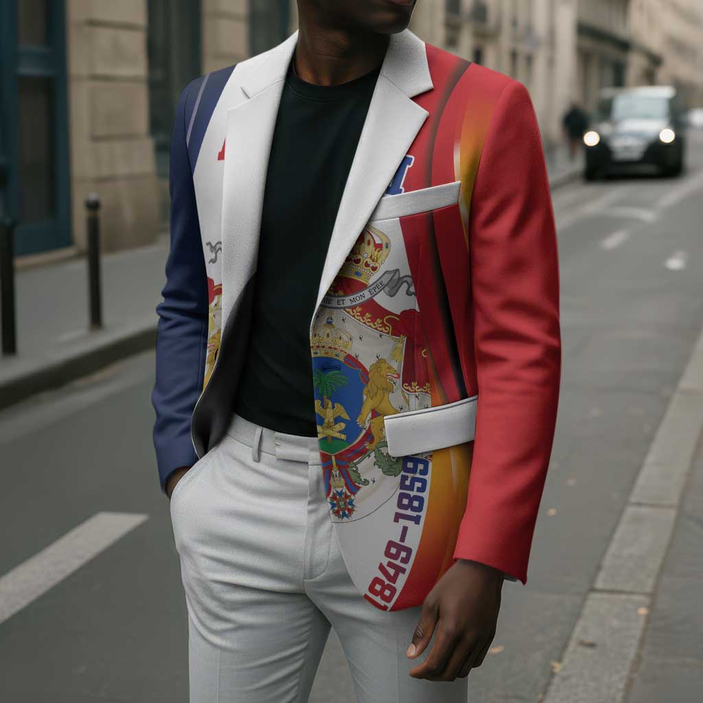 Personalized Second Empire Afro-Haitians 1849-1859 Blazer Dieu Ma Patrie Et Mon Epee