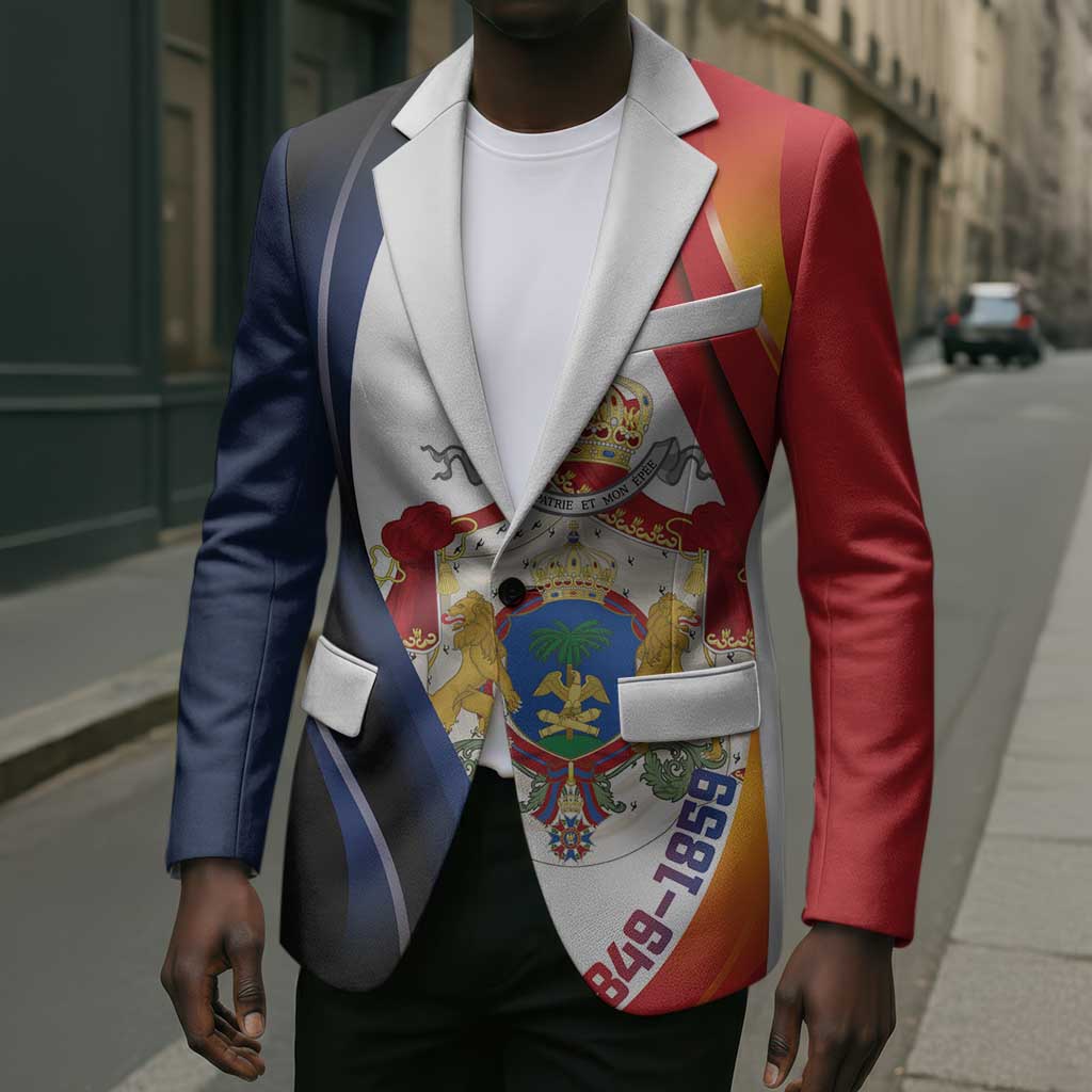 Personalized Second Empire Afro-Haitians 1849-1859 Blazer Dieu Ma Patrie Et Mon Epee