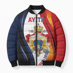 Personalized Second Empire Afro-Haitians 1849-1859 Bomber Puffer Jacket Dieu Ma Patrie Et Mon Epee