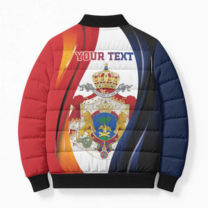 Personalized Second Empire Afro-Haitians 1849-1859 Bomber Puffer Jacket Dieu Ma Patrie Et Mon Epee