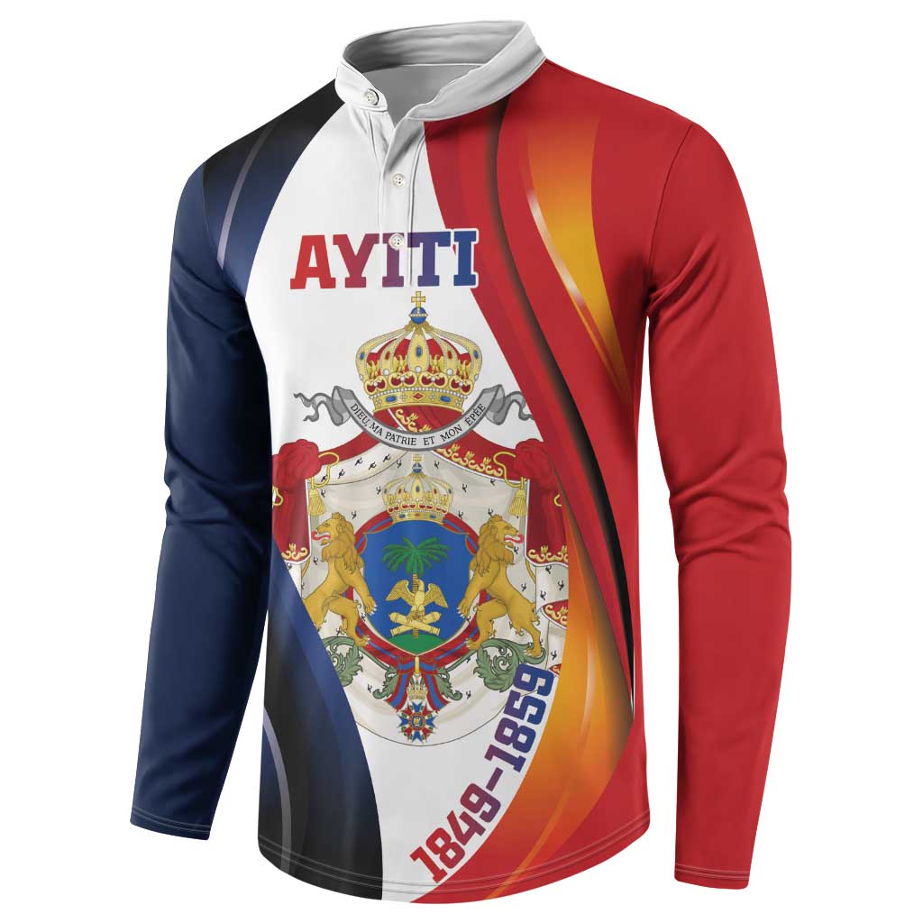 Personalized Second Empire Afro-Haitians 1849-1859 Button Sweatshirt Dieu Ma Patrie Et Mon Epee
