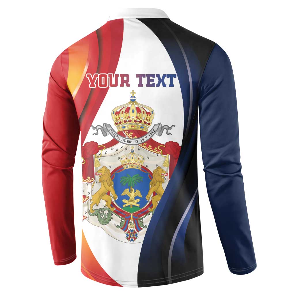 Personalized Second Empire Afro-Haitians 1849-1859 Button Sweatshirt Dieu Ma Patrie Et Mon Epee