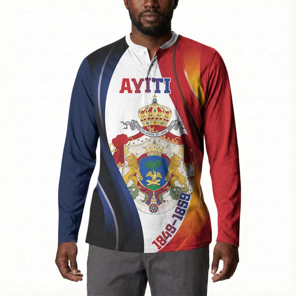 Personalized Second Empire Afro-Haitians 1849-1859 Button Sweatshirt Dieu Ma Patrie Et Mon Epee