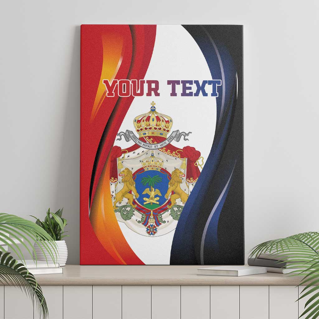 Personalized Second Empire Afro-Haitians 1849-1859 Canvas Wall Art Dieu Ma Patrie Et Mon Epee - African Pride