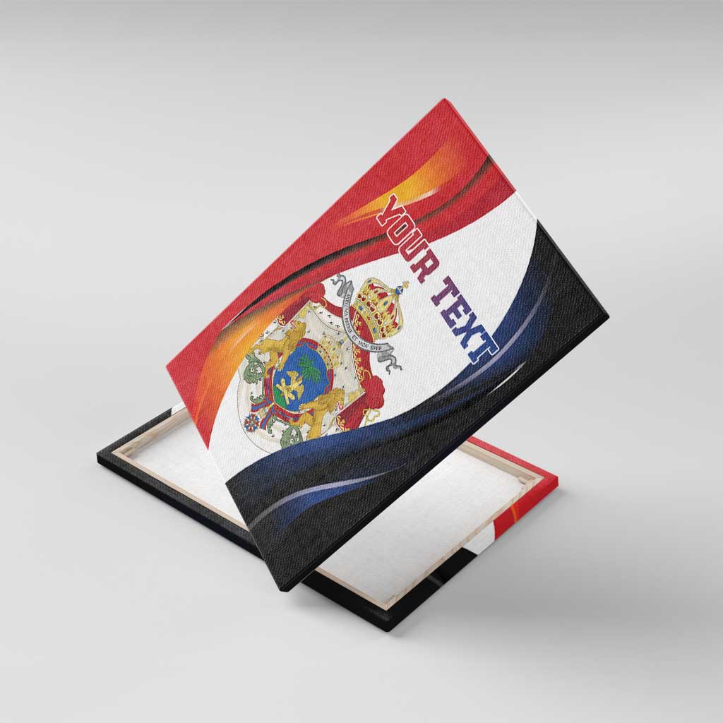 Personalized Second Empire Afro-Haitians 1849-1859 Canvas Wall Art Dieu Ma Patrie Et Mon Epee - African Pride
