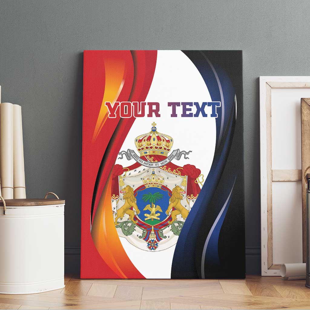 Personalized Second Empire Afro-Haitians 1849-1859 Canvas Wall Art Dieu Ma Patrie Et Mon Epee - African Pride
