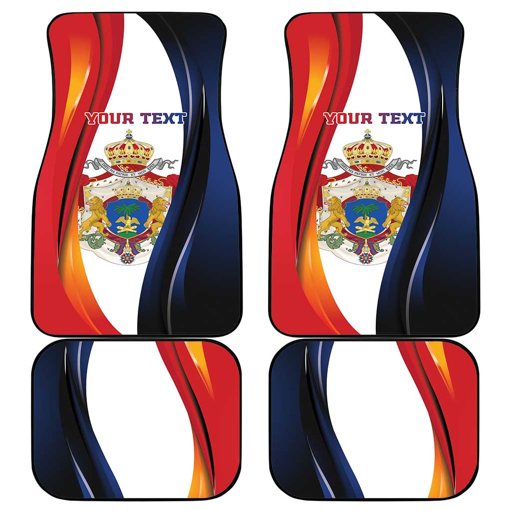 Personalized Second Empire Afro-Haitians 1849-1859 Car Mats Dieu Ma Patrie Et Mon Epee - African Pride