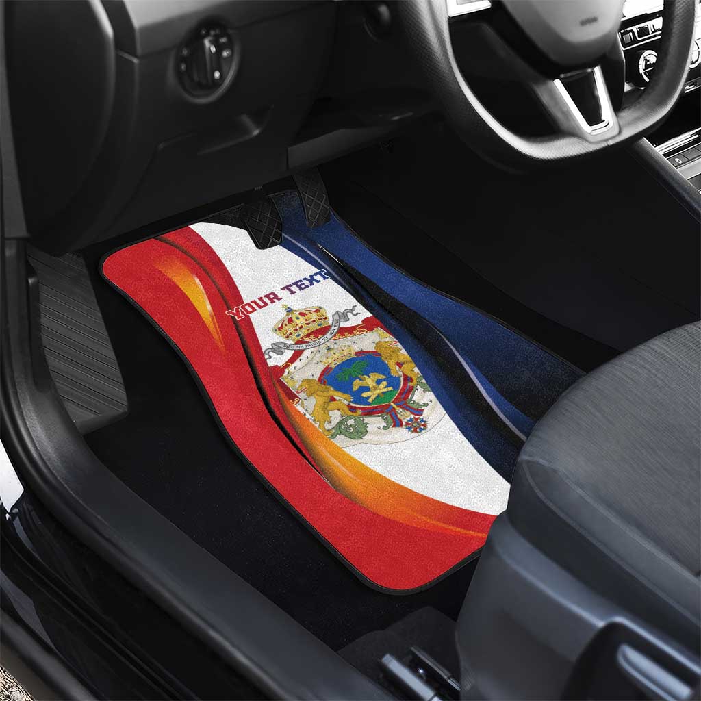 Personalized Second Empire Afro-Haitians 1849-1859 Car Mats Dieu Ma Patrie Et Mon Epee - African Pride