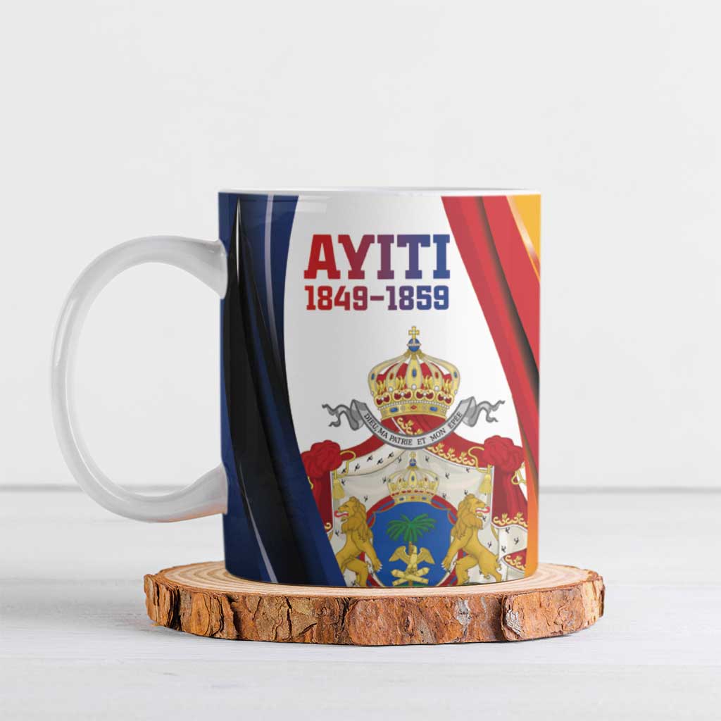 Personalized Second Empire Afro-Haitians 1849-1859 Ceramic Mug Dieu Ma Patrie Et Mon Epee