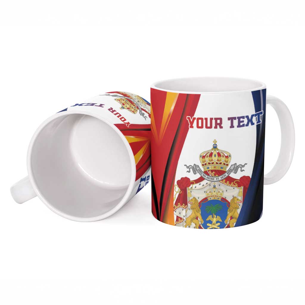 Personalized Second Empire Afro-Haitians 1849-1859 Ceramic Mug Dieu Ma Patrie Et Mon Epee