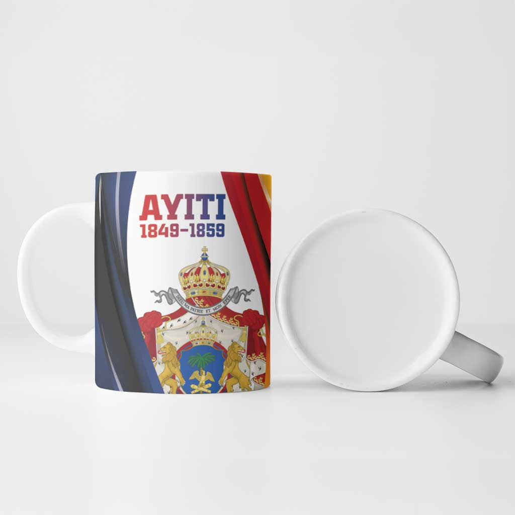 Personalized Second Empire Afro-Haitians 1849-1859 Ceramic Mug Dieu Ma Patrie Et Mon Epee