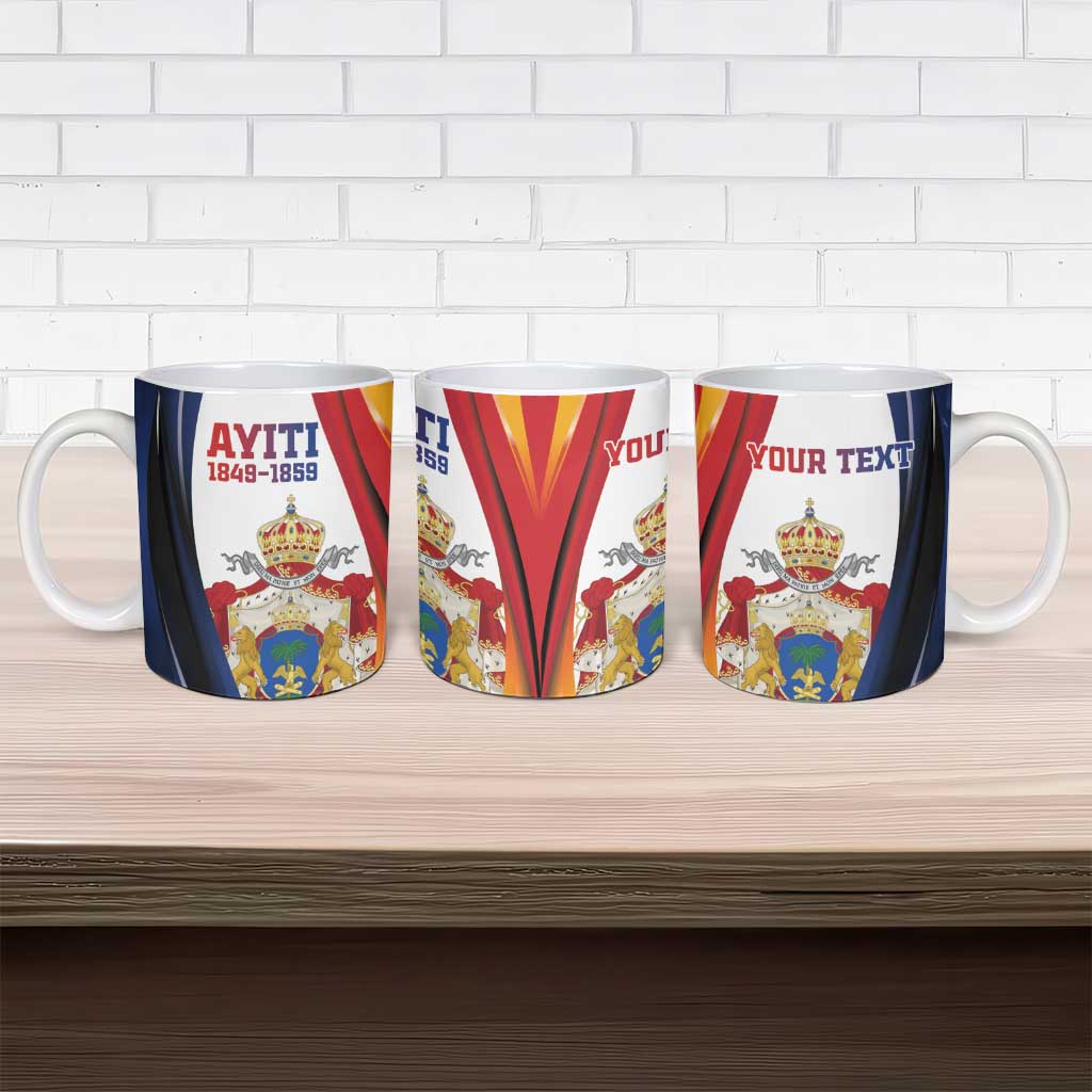 Personalized Second Empire Afro-Haitians 1849-1859 Ceramic Mug Dieu Ma Patrie Et Mon Epee