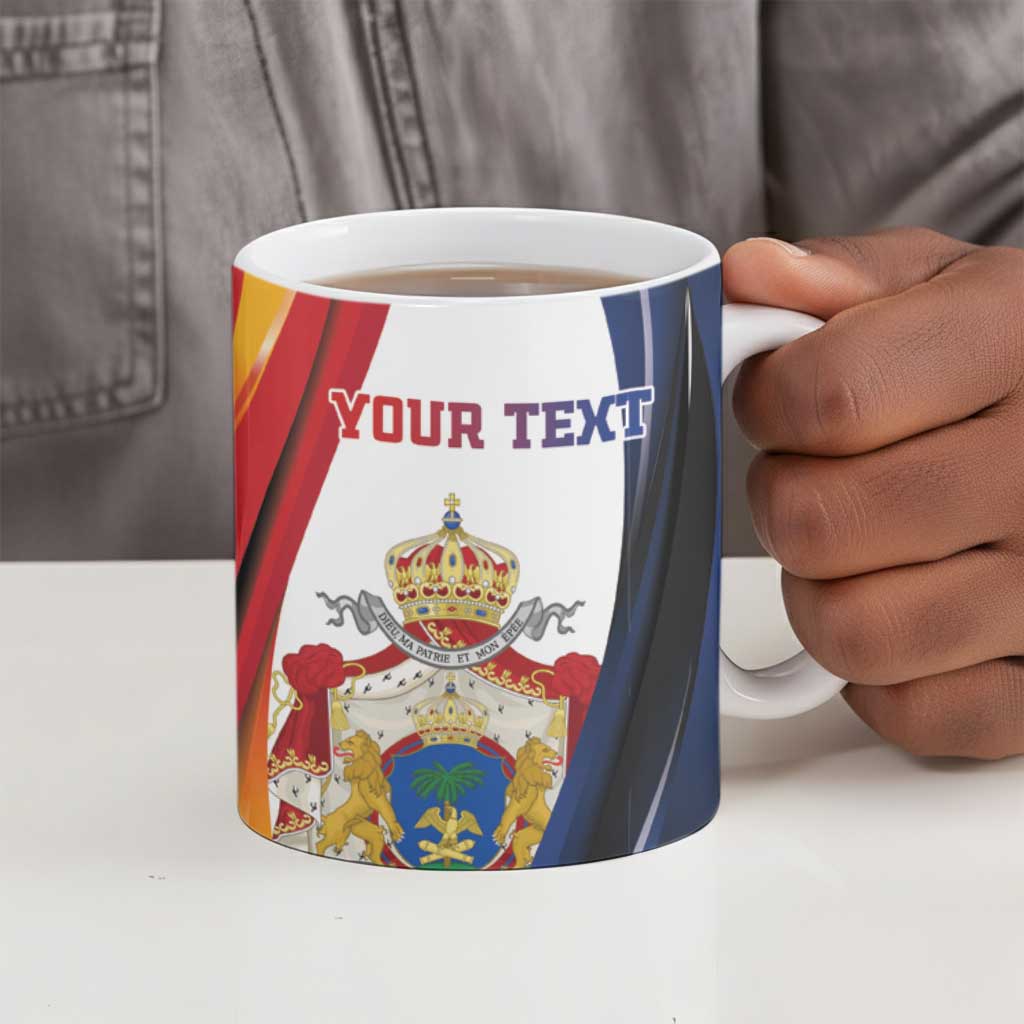Personalized Second Empire Afro-Haitians 1849-1859 Ceramic Mug Dieu Ma Patrie Et Mon Epee