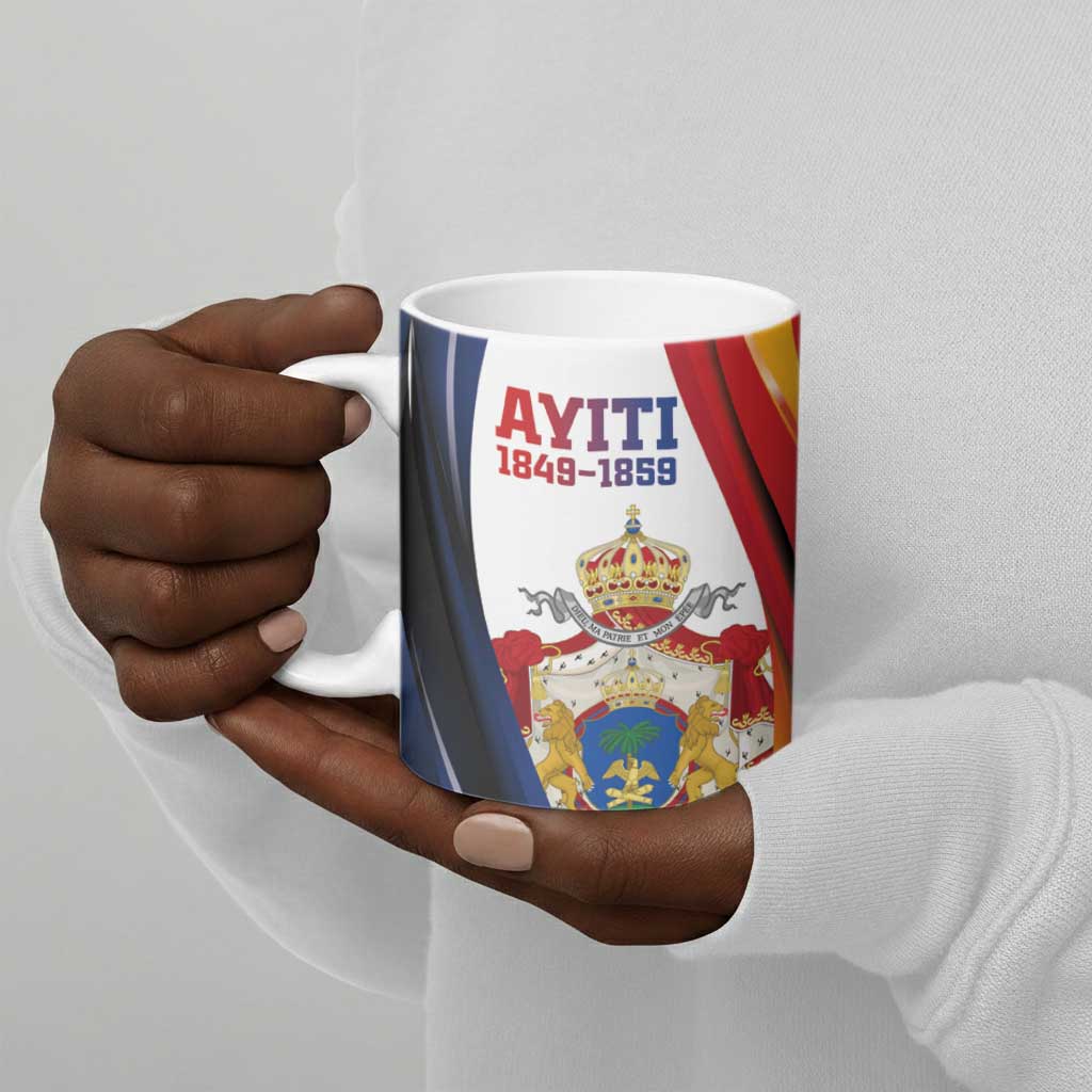 Personalized Second Empire Afro-Haitians 1849-1859 Ceramic Mug Dieu Ma Patrie Et Mon Epee