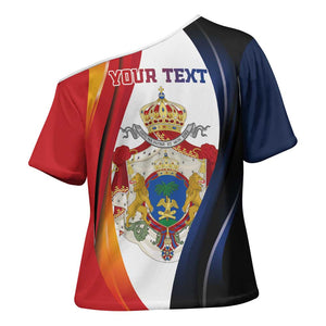 Personalized Second Empire Afro-Haitians 1849-1859 Cross Shoulder Shirt Dieu Ma Patrie Et Mon Epee