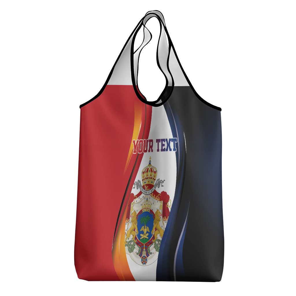 Personalized Second Empire Afro-Haitians 1849-1859 Grocery Bag Dieu Ma Patrie Et Mon Epee - African Pride